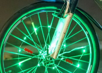 Fietslichtjes Parada Den Haag Zuid West 25 januari 2024